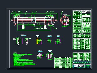 列管式换热器76设计及代画CAD图纸计算精品店长推荐包邮正品