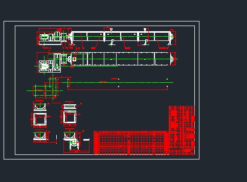 固定式螺旋输送机总图