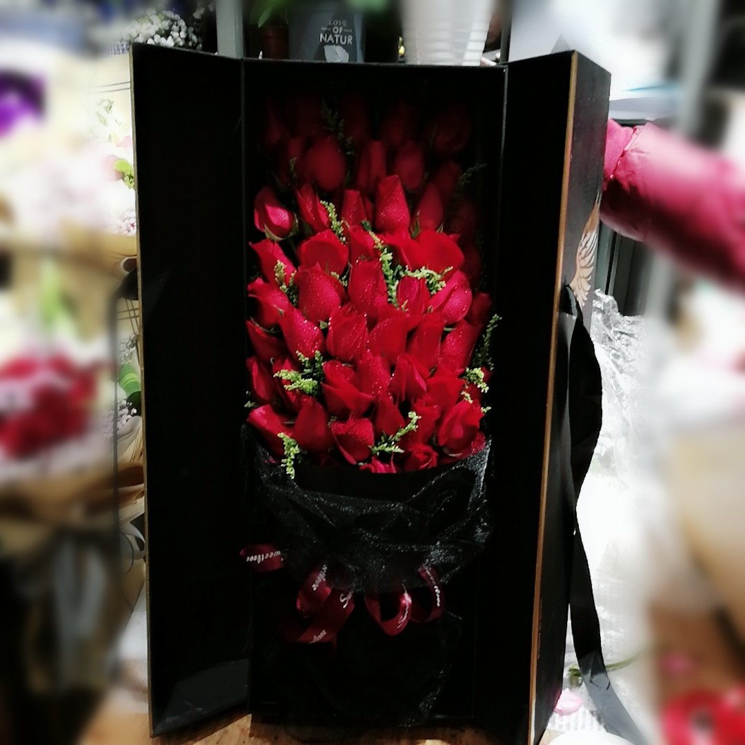 宁波鲜花店同城速递七夕情人节求婚生日玫瑰礼盒慈溪奉化北仑余姚