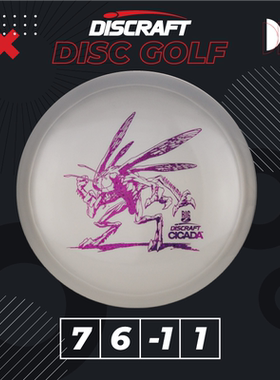 BIG Z CICADA进口户外儿童成人比赛级掷准高尔夫飞盘PDGA GOLF