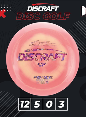 签名款DISCRAFT专业进口掷准比赛ESP FORCE成人高尔夫飞盘PDGA