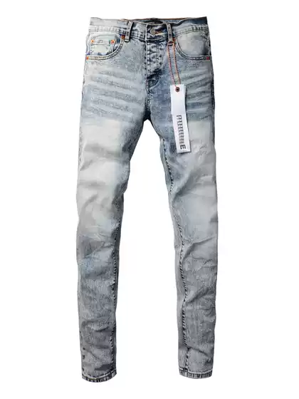 Pur Jeans Pants Torn Jeans American High Street Vintage Basic Blue Jeans