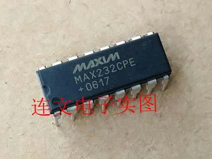 MAX232EPE MAX232CPE USB转232串口芯片直插DIP16 全新进口可直拍
