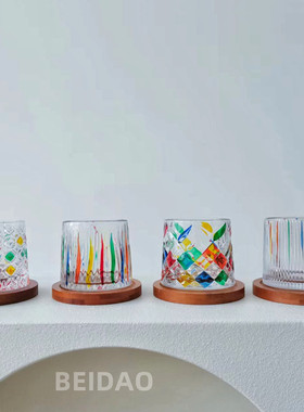 手工彩绘旋转带杯威士忌