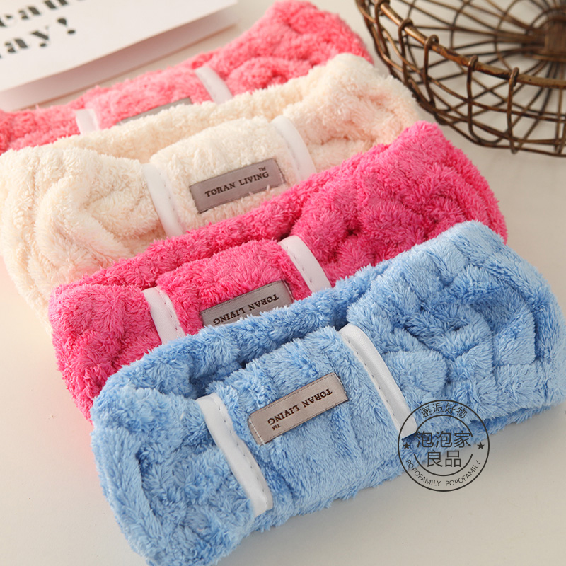 韩国进口网红束发带女士洗脸洗漱简约化妆卸妆敷面膜可爱发箍头箍