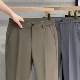 子 春夏款 休闲裤 男士 西装 2025新款 修身 男长裤 潮牌直筒九分小西裤 裤