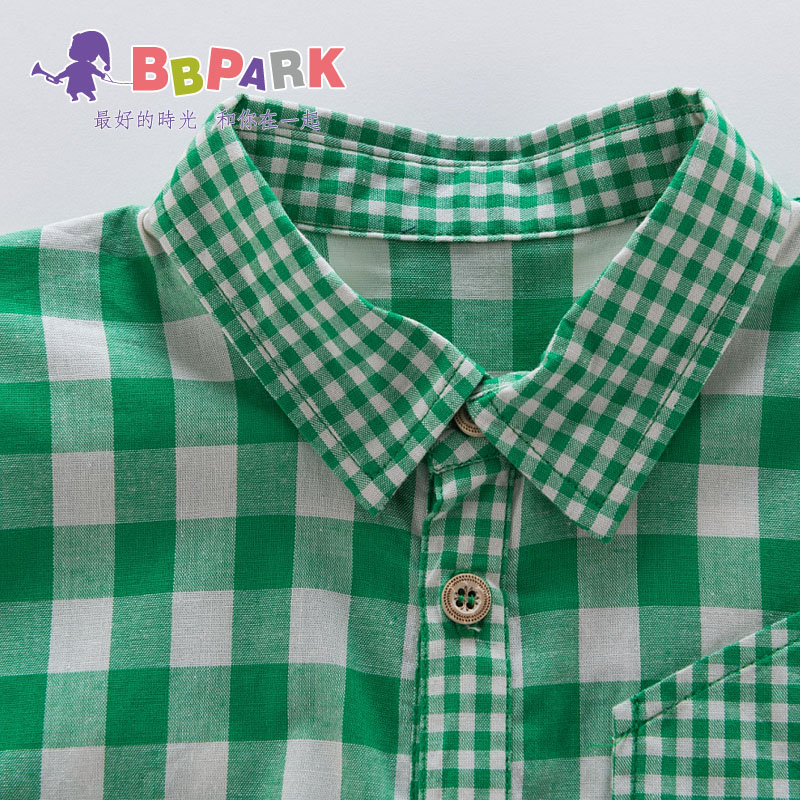 Chemise garcon BBPARK à manche longue - Ref 2082502 Image 4
