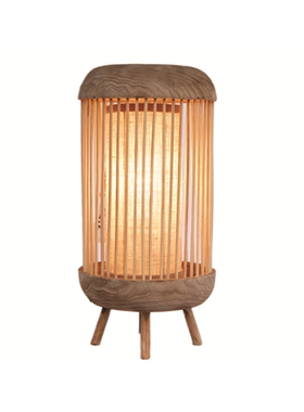 厂家销售专业手工制作原木工艺落地台灯田园温馨民宿酒店装饰灯具