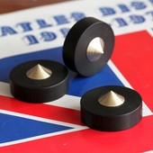 耳放前级胆机自粘型 书架箱解码 小黑 黑檀木音箱避震脚钉减震脚垫