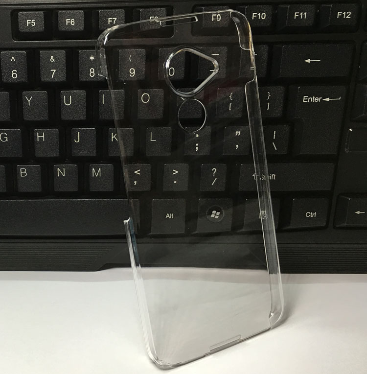 水晶壳素材壳单底硬壳保护套透明壳手机壳KEYoneDTEK60黑莓