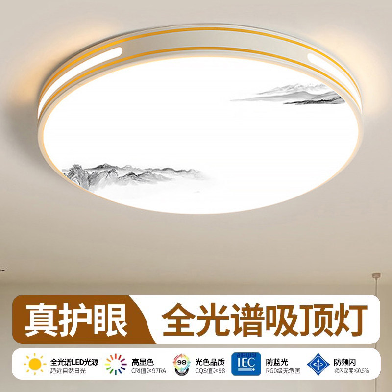 主卧室吸顶灯客厅房间吊灯具大全2026新款现代简约大气广东中山