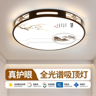 主卧室灯2026新款 LED吸顶灯现代简约全光谱护眼儿童房间中山灯具