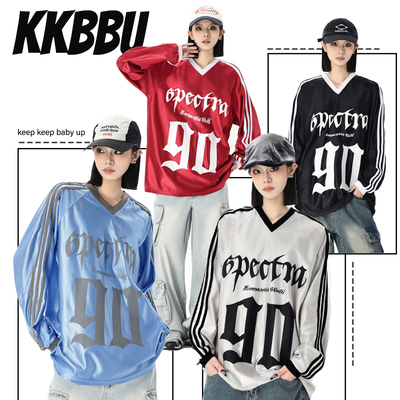 数字秋冬球衣KKBBU美式复古宽松