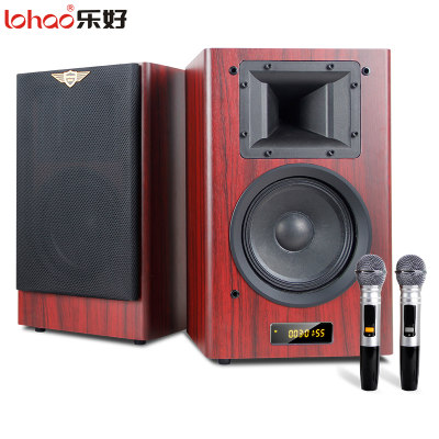 LOHAO/乐好209发烧级HIFI音箱套装家用卡拉OK无线K歌超重低音音响