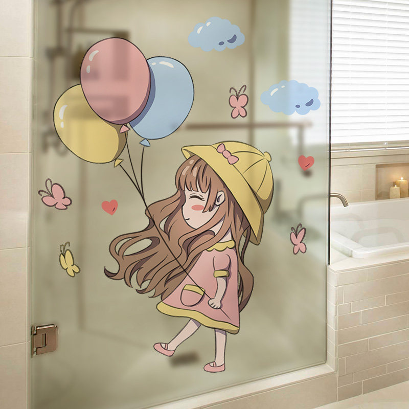 卫生间玻璃装饰贴纸浴室防水窗户厨房小贴画贴膜防窥家用厕所门贴|msdalam kategori Aksesori rumah, pelekat, jubin seramik/kaca pelekat - dari Buy2taobao.com untuk memberikan perkhidmatan ejen Taobao profesional membeli