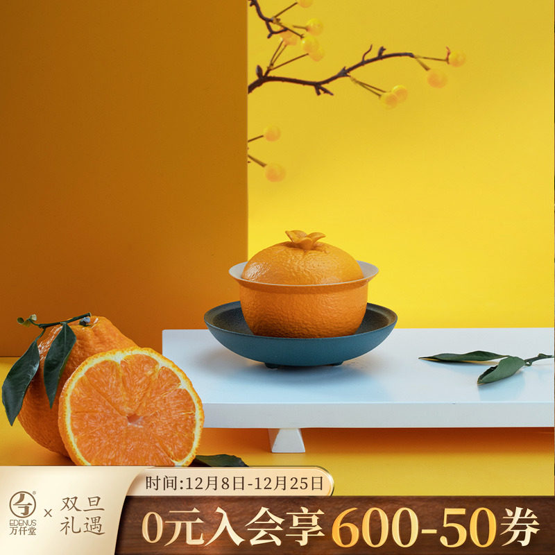 万仟堂陶瓷盖碗家用高档轻奢功夫茶具单个三才盖碗茶杯大吉大利