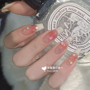 Vivian人鱼泡泡珠假指甲手工穿戴甲显白美甲可拆卸持久354款