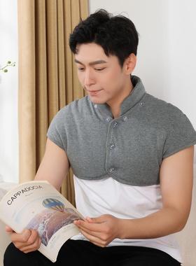 护肩专用男士秋冬睡觉保暖晚上肩部防寒小背心纯棉加厚护颈椎坎肩