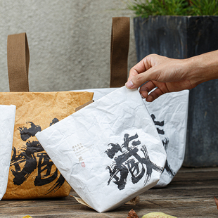 茶叶包装袋普洱茶白茶龙珠手提袋生茶熟茶银针半斤一斤装杜邦纸袋