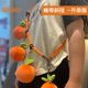 痛带挂绳斜挎打孔多挂脖手腕挂胡萝卜娃娃小玩偶公仔包包肩带挂饰