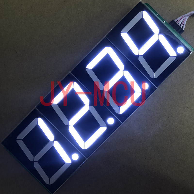 1.8寸四位LED数码管显示模块静态驱动亮度高无限级联用于时钟温度