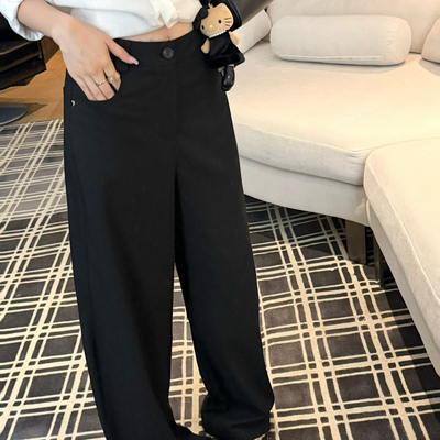 KAPOK-百搭裤王百搭显瘦宽松直筒裤休闲裤