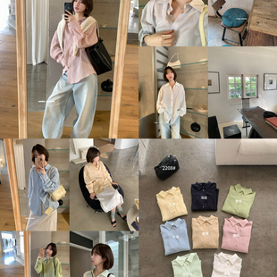 IMISS-标档口大爆款高品质天丝麻翻领衬衫(麻料有麻结麻点为正常)