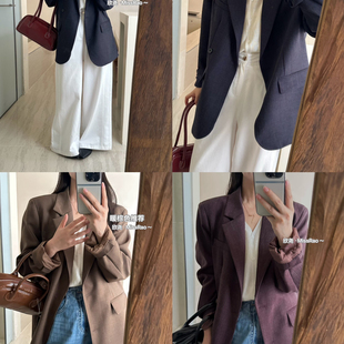 秋上新高品极简通勤西服西装 欣尧AOT