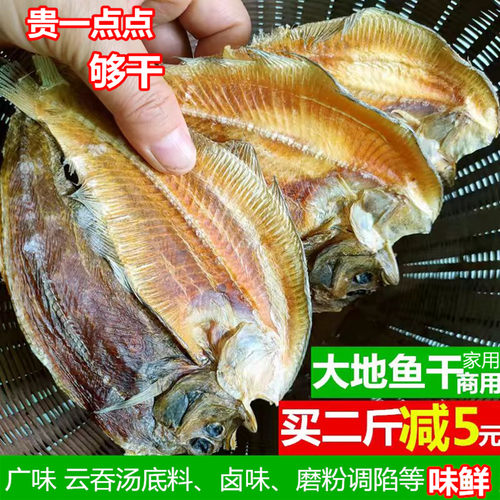 广东汕尾特产铁铺大地鱼干