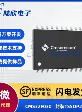 中微CMS32F030封装TSSOP20芯片单片机mcu32KB Flash48MHz增强型PW