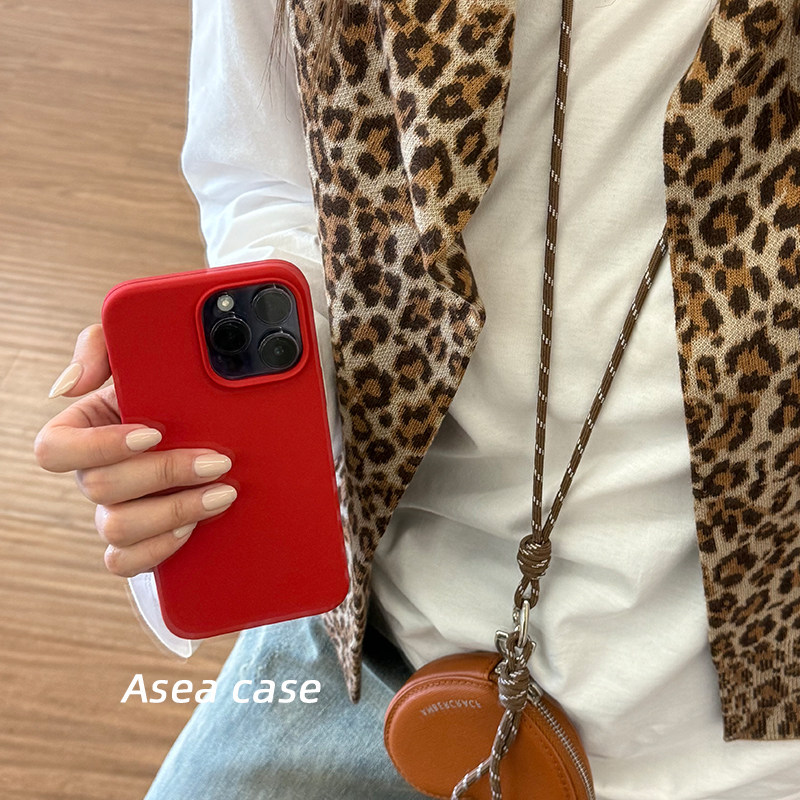 Asea小众ins新年红色适用苹果16手机壳iPhone15promax新款14女13plus中国红12复古11防摔液态硅胶过年保护套,3C数码配件,手机保护套/壳,淘宝优惠券,粉丝福利购,淘宝优惠卷