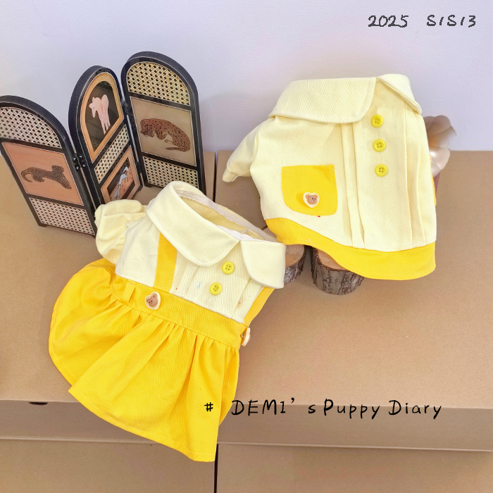 DEMI原创奶呼呼嫩嫩小黄裙小黄衣