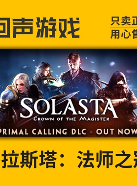 Steam 正版 国区 激活码 索拉斯塔 法师之冠 Solasta 激活入库key