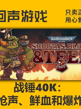 Steam 正版 国区key 战锤40K：Shootas,Blood & Teef  Warhammer