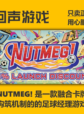 Steam正版国区key NUTMEG! 足球经理游戏 激活码入库 秒发