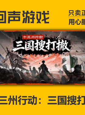 Steam正版国区key十三州行动 三国搜打撤 激活码入库秒发pc端游戏