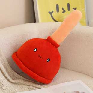 趣味马桶塞抱枕仿真皮搋子玩偶毛绒玩具公仔创意沙雕男生生日礼物