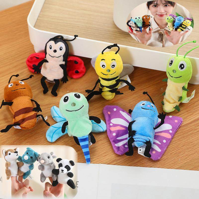 幼儿园故事教具宝宝手偶玩具儿童早教布偶动物毛绒玩偶婴儿手指偶