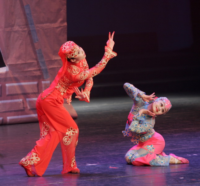 演出服饰民族舞服装剪花花舞蹈服新疆服装