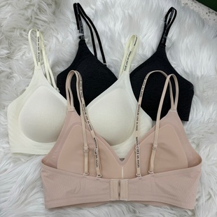 美月馨B17无痕美背裸感内衣女士小胸聚拢无钢圈收副乳防下垂文胸