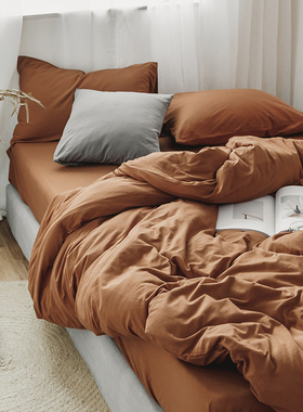 针织棉被套纯棉超柔裸睡220x240单件天竺棉1.5m米床全棉150x200cm