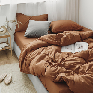 针织棉被套纯棉超柔裸睡220x240单件天竺棉1.5m米床全棉150x200cm