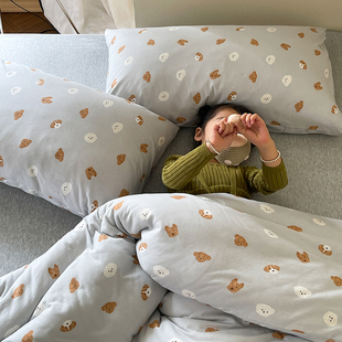 软糯天竺棉四件套 全棉亲肤卡通儿童床上用品 A类婴儿纯棉套件