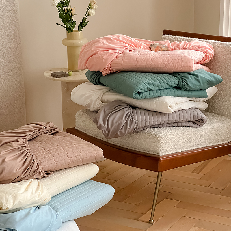 加厚夹棉床笠单件床垫保护罩