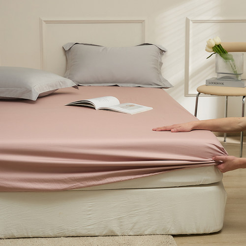 高支棉床笠纯色高支床品床罩