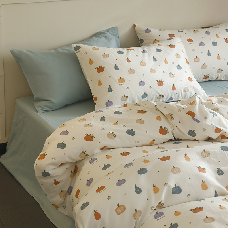 全棉纱布A类四件套双层纱床品