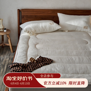 速发1外纯棉床褥垫褥家用床垫棉花 子保护垫双人里.8m棉絮床品