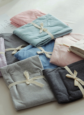 天竺棉枕套48x74cm 枕头套全棉一对2只装 成人用新疆棉纯棉单人枕