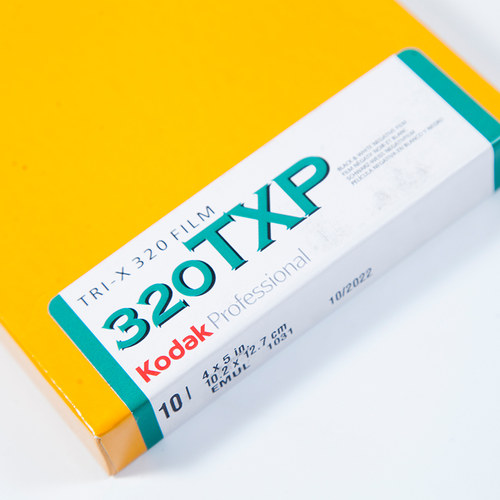 新柯达320TXP TX 4X5 中画幅 胶卷胶片专业黑白负片品
