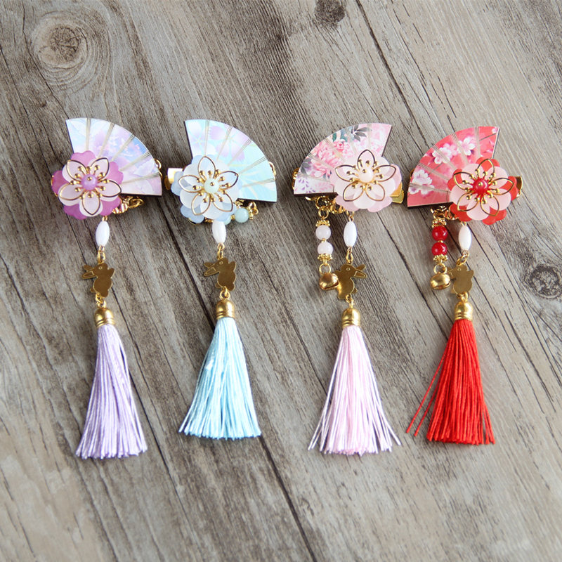 汉服花朵流苏旗袍唐装表演头饰品